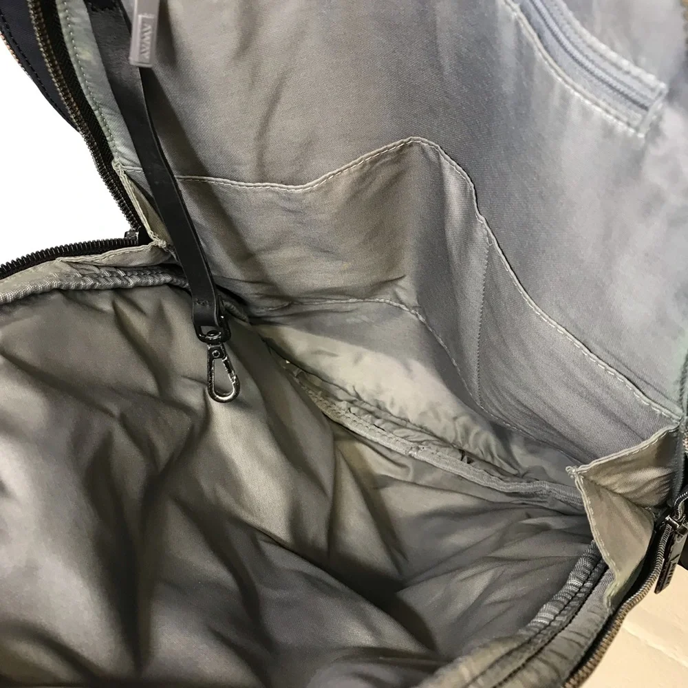 Away The Daypack Minimalist Laptop Travel Commute Backpack Black